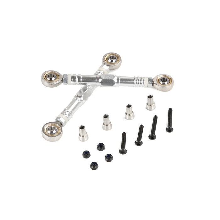 RovanSports CNC Alloy pull rod set 2 pcs in color Silver, Red and Green