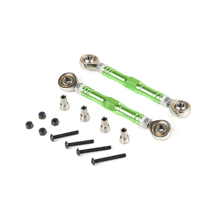 RovanSports CNC Alloy pull rod set 2 pcs in color Silver, Red and Green