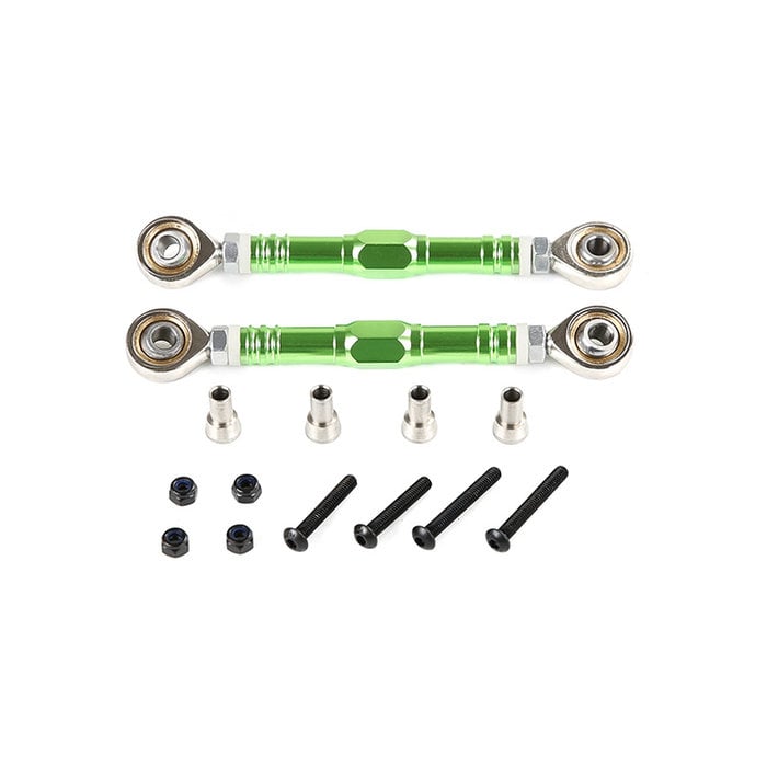 RovanSports CNC Alloy pull rod set 2 pcs in color Silver, Red and Green