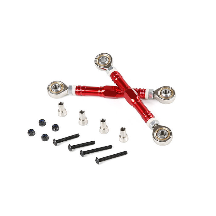 RovanSports CNC Alloy pull rod set 2 pcs in color Silver, Red and Green