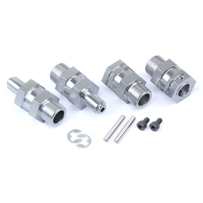 RovanSports Extended wheel axle complete hard anodised (4pcs/set)