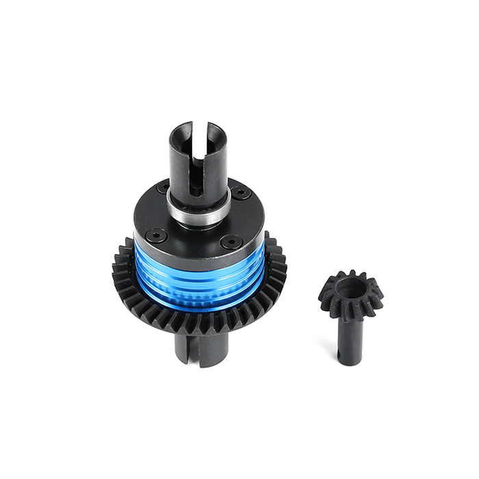 Rovan F5/RF5 vorderes/hinteres Differential mit neuem geteiltem Diff-Gehäuse in verschiedenen Farben (39t)  und 13t. Zahnrad mit WelleRovan F5/RF5 vorderes/hinteres Differential mit neuem geteiltem Diff-Gehäuse in verschiedenen Farben und 13t. Zahnrad mit