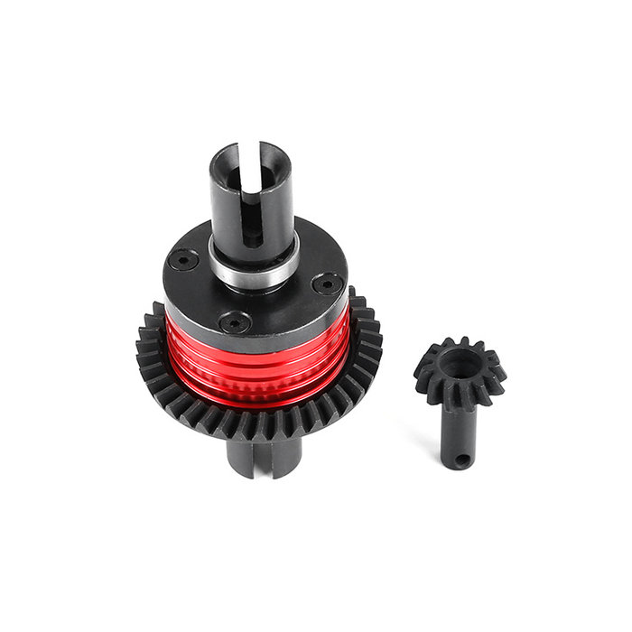 Rovan F5/RF5 vorderes/hinteres Differential mit neuem geteiltem Diff-Gehäuse in verschiedenen Farben (39t)  und 13t. Zahnrad mit WelleRovan F5/RF5 vorderes/hinteres Differential mit neuem geteiltem Diff-Gehäuse in verschiedenen Farben und 13t. Zahnrad mit