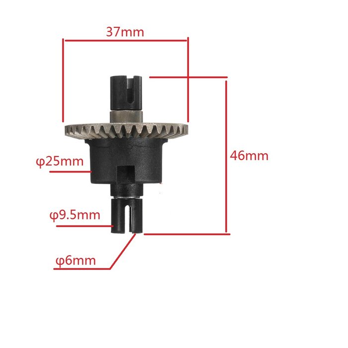 ZD Racing Kompletter Differentialsatz
