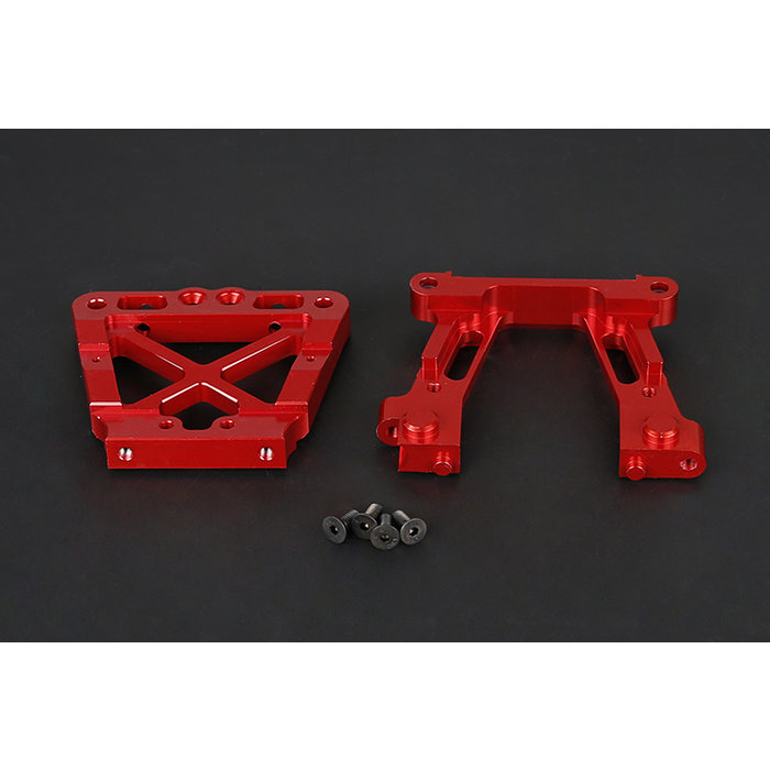RovanSports BAHA 5B CNC Bulk Main Frame Kit hinten (in Rot, Silber oder Schwarz)