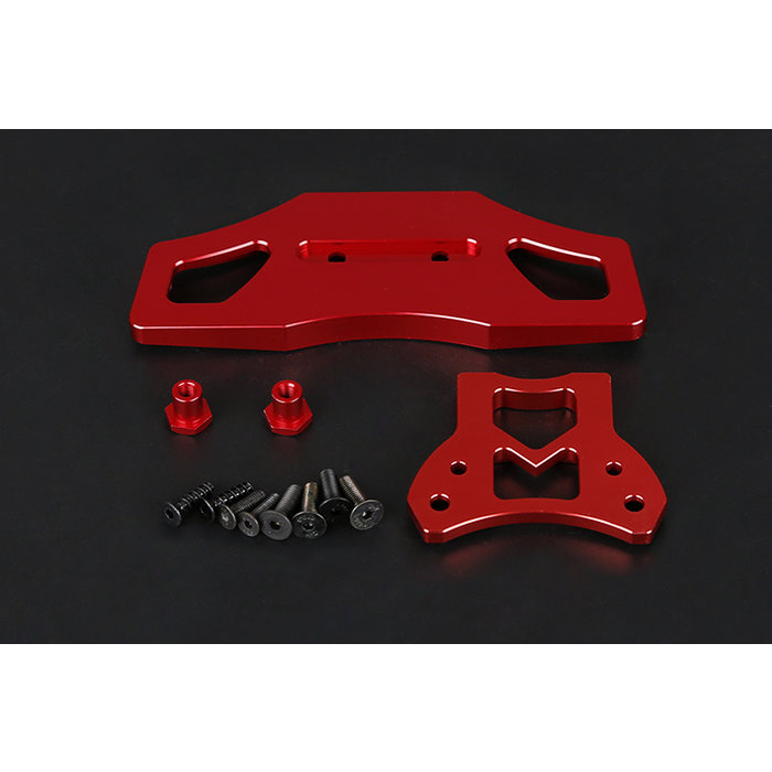 RovanSports BAHA 5B CNC Metall Frontstoßstange in rot oder silber