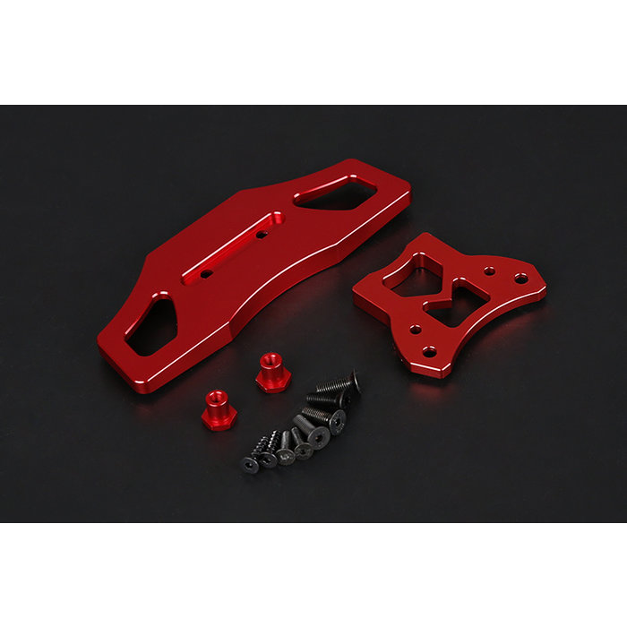 RovanSports BAHA 5B CNC Metall Frontstoßstange in rot oder silber