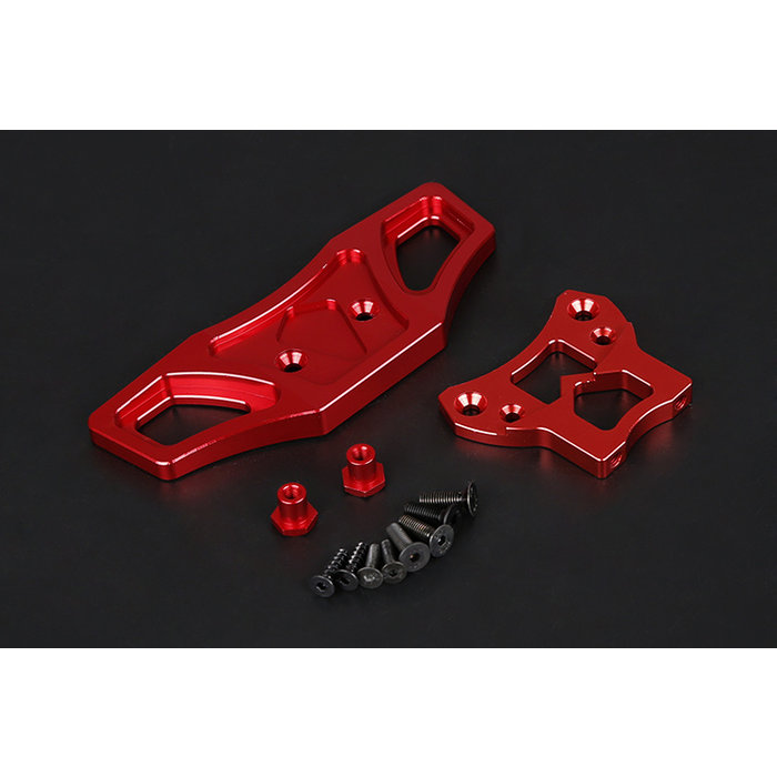 RovanSports BAHA 5B CNC Metall Frontstoßstange in rot oder silber