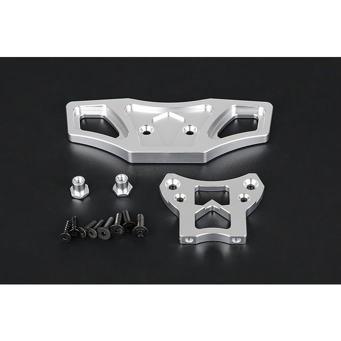 RovanSports BAHA 5B CNC Metall Frontstoßstange in rot oder silber