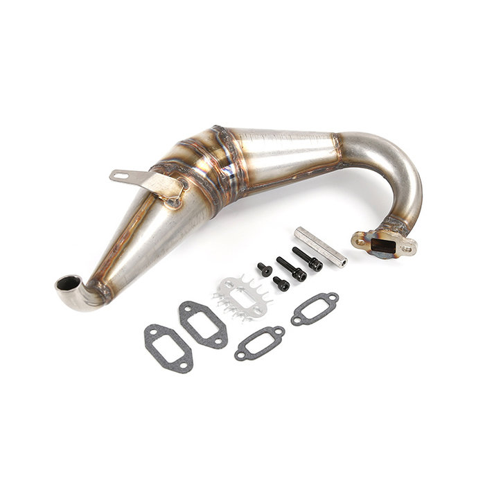 RovanLosi Rovan LT / Losi 5iveT comp. - stainless steel dominator exhaust pipe