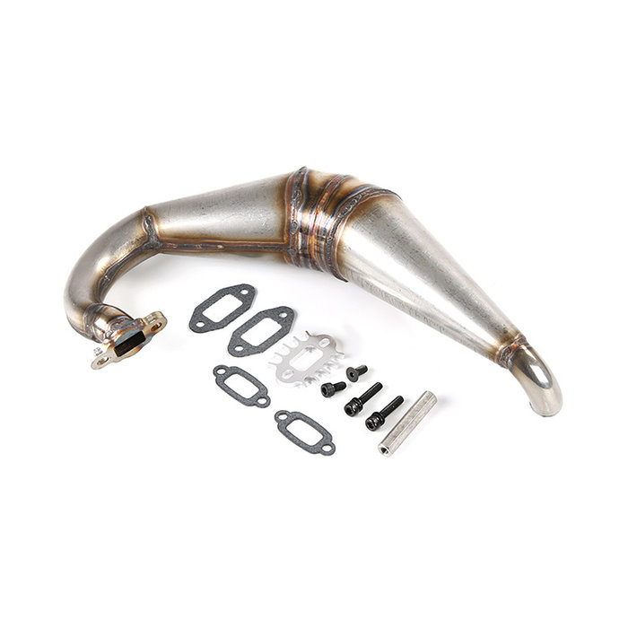 RovanLosi Rovan LT / Losi 5iveT comp. - stainless steel dominator exhaust pipe