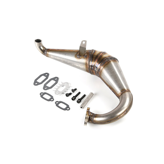 RovanLosi Rovan LT / Losi 5iveT comp. - stainless steel dominator exhaust pipe
