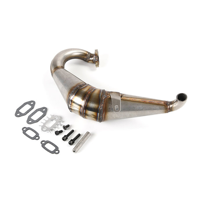 RovanLosi Rovan LT / Losi 5iveT comp. - stainless steel dominator exhaust pipe