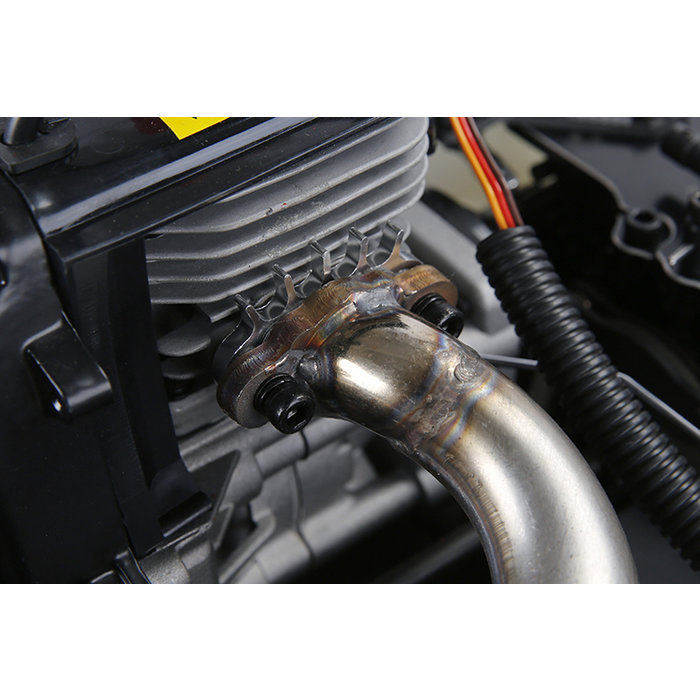 RovanLosi Rovan LT / Losi 5iveT comp. - stainless steel dominator exhaust pipe