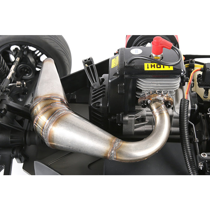 RovanLosi Rovan LT / Losi 5iveT comp. - stainless steel dominator exhaust pipe