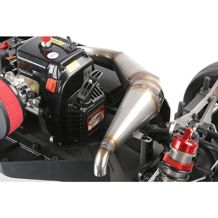 RovanLosi Rovan LT / Losi 5iveT comp. - stainless steel dominator exhaust pipe