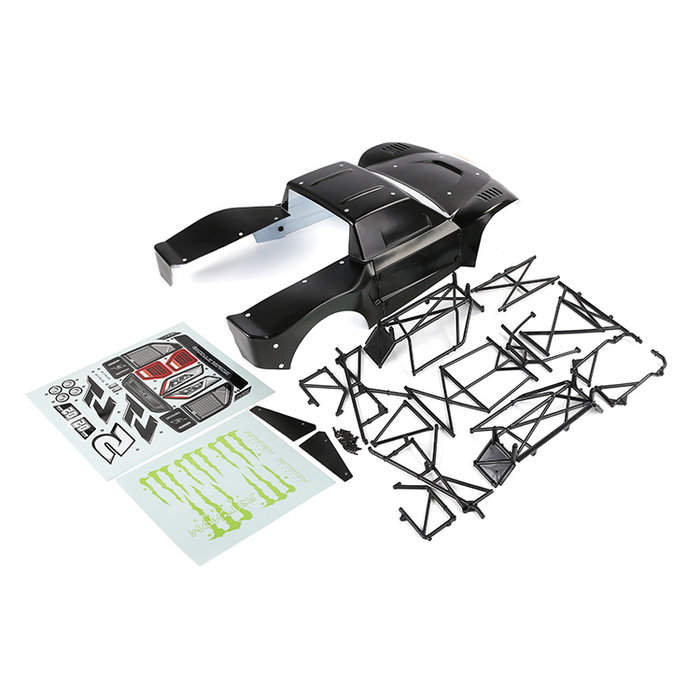 RovanLosi Rovan LT / Losi 5ive-T body frame roll cage kit and body in different versions printed color