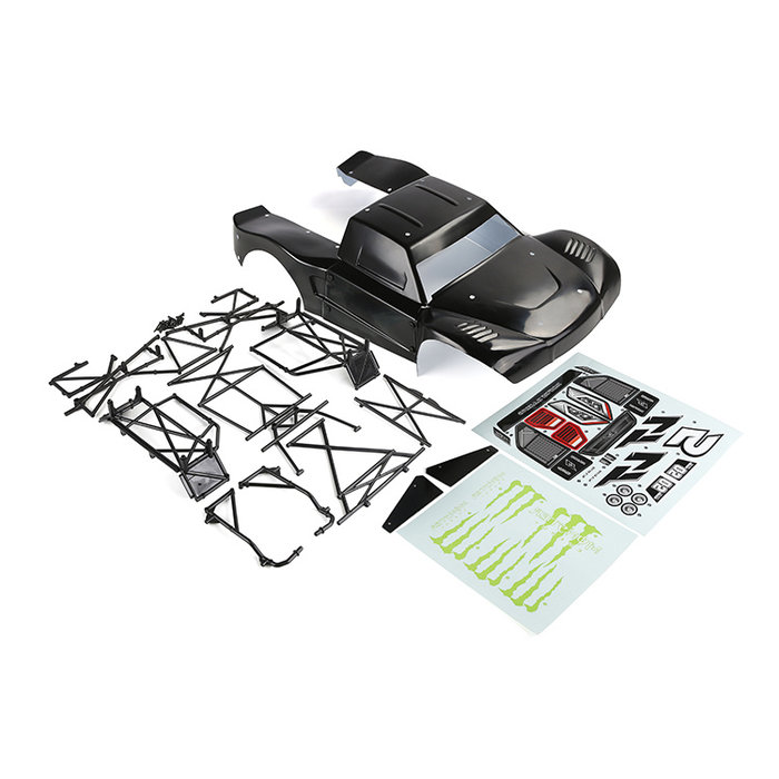 RovanLosi Rovan LT / Losi 5ive-T body frame roll cage kit and body in different versions printed color