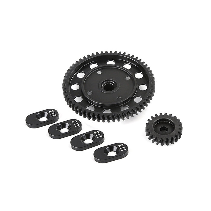 Rovan LT / Losi 5ive-T differentieel hoge snelheid kegeltandwielset / bevel gear kit (58t./21t.)