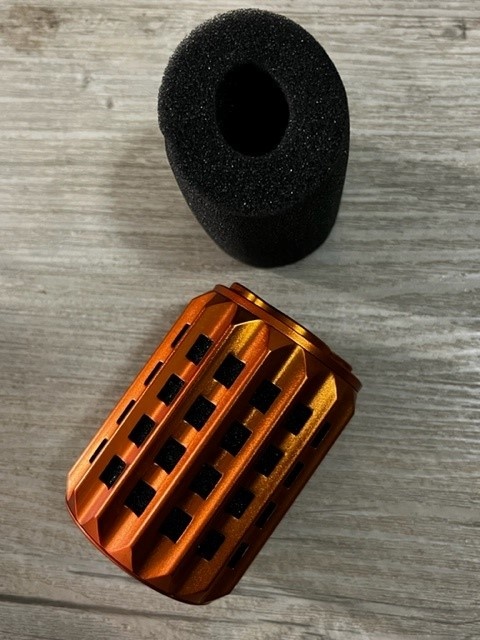 INTEGY and MadMax Integy Type II CNC Alu Luftfilter mit Ersatzfilter