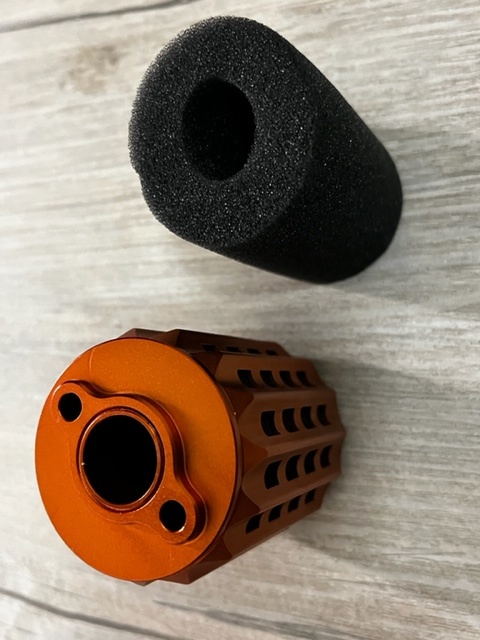 INTEGY and MadMax Integy Type II CNC Alu Luftfilter mit Ersatzfilter