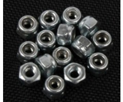 Hex lock nut M2 silver (15pcs)