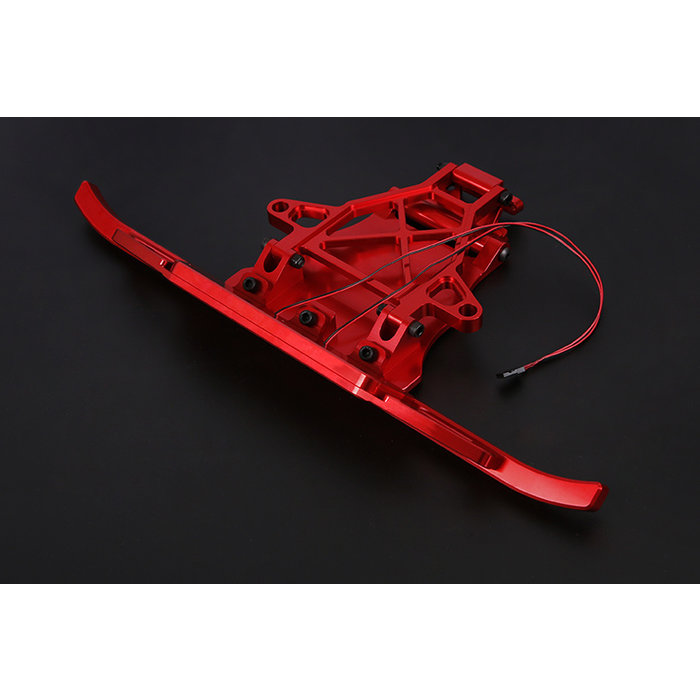 RovanLosi LT / Losi 5ive-T CNC Metall Frontstoßstange Kit (Rot, Silber oder Blau)