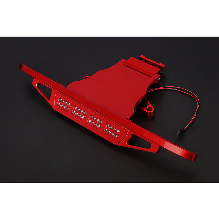 RovanLosi LT / Losi 5ive-T CNC Metal Front bumper Kit (Red, Silver or Blue)