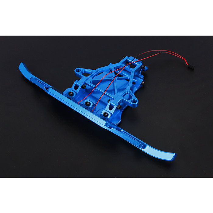 RovanLosi LT / Losi 5ive-T CNC metalen voorbumperkit (rood, zilver of blauw)