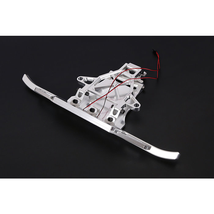 RovanLosi LT / Losi 5ive-T CNC Metal Front bumper Kit (Red, Silver or Blue)