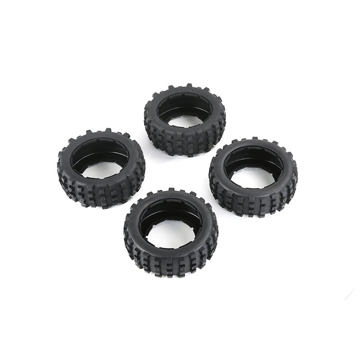 5T/5SC/5FT Wasteland Reifenhaut komplett (4 Stück) MT Tire  Knobby 195x75 + 195x80