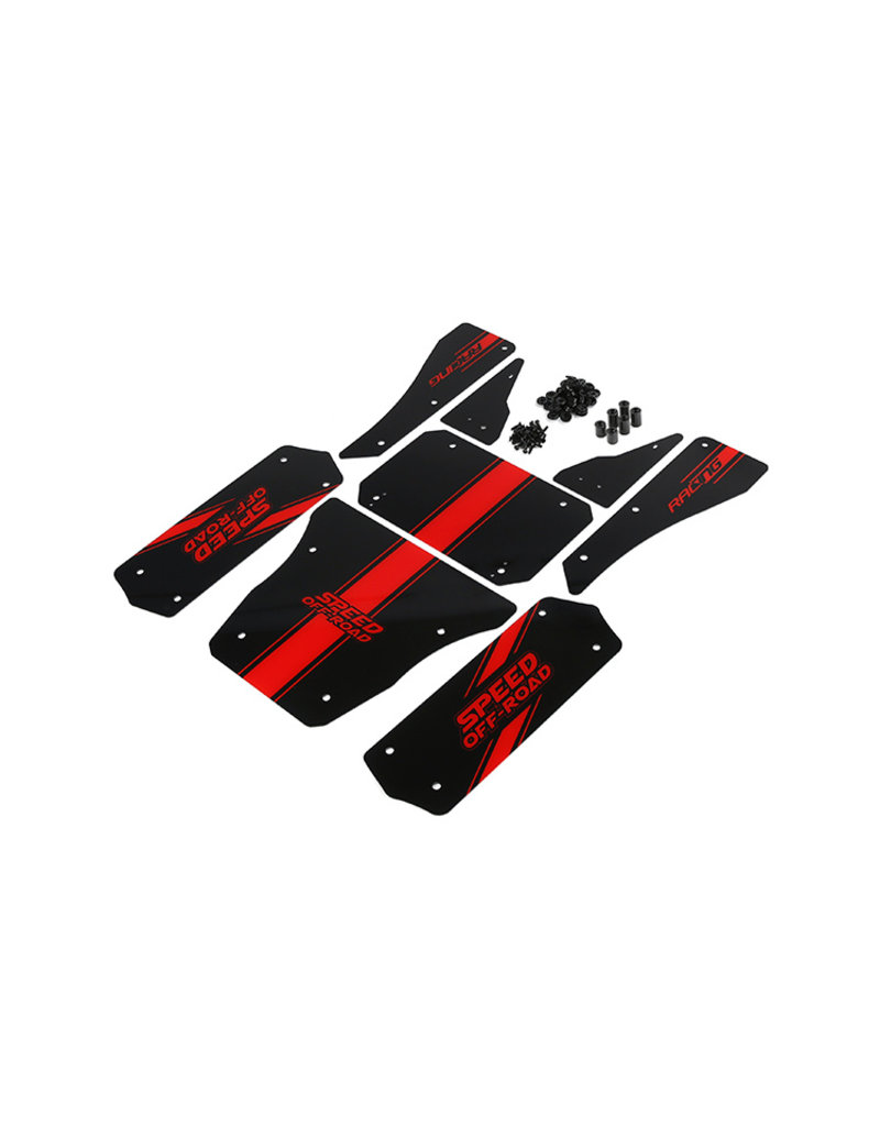 Ammortizzatori Posteriori In Alluminio Blu Per LT, SLT, Losi 5IVE-T – Set Da 2