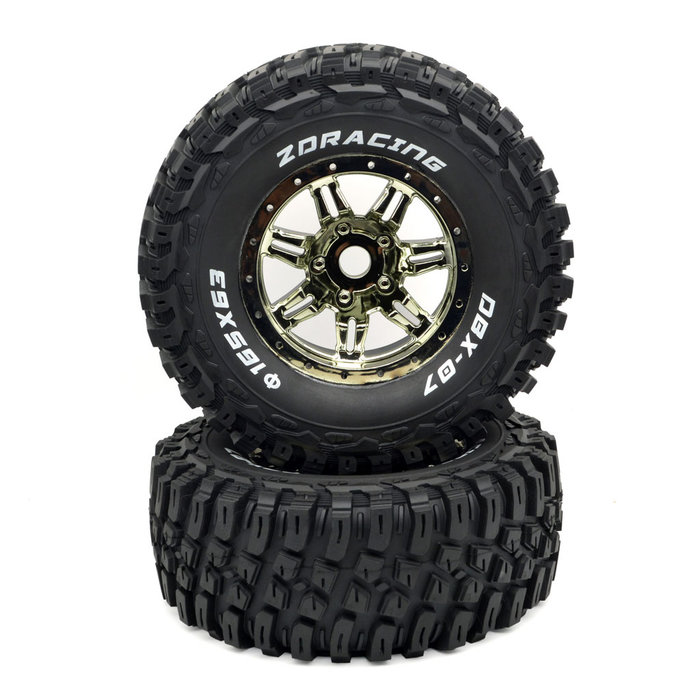 ZD Racing Band en velg set titanium grijs (2 stuks)