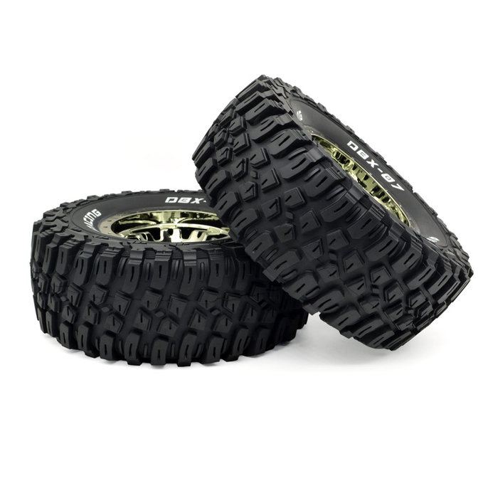 ZD Racing Band en velg set titanium grijs (2 stuks)