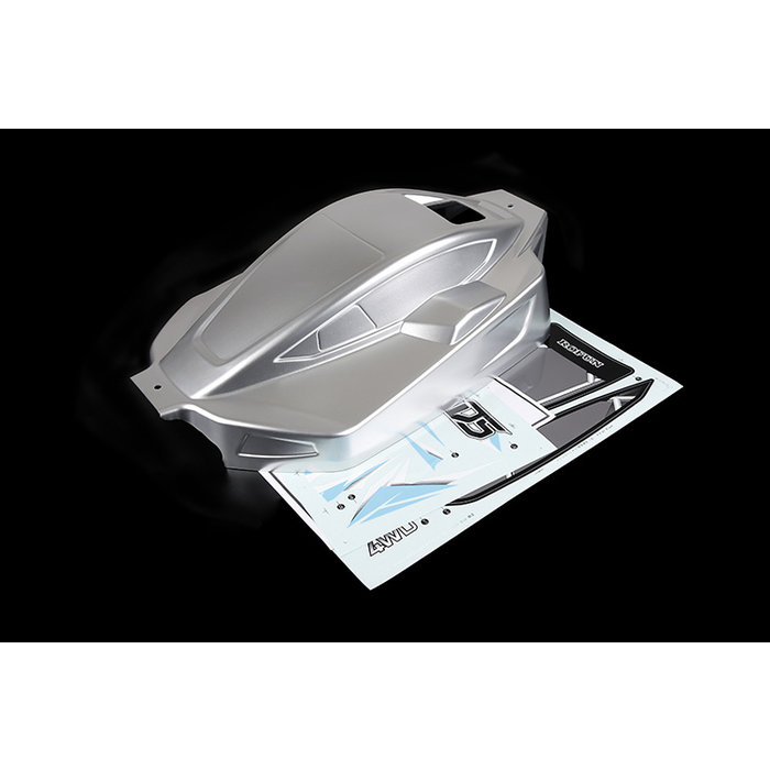 D5 body in silver or red/white including sticker set