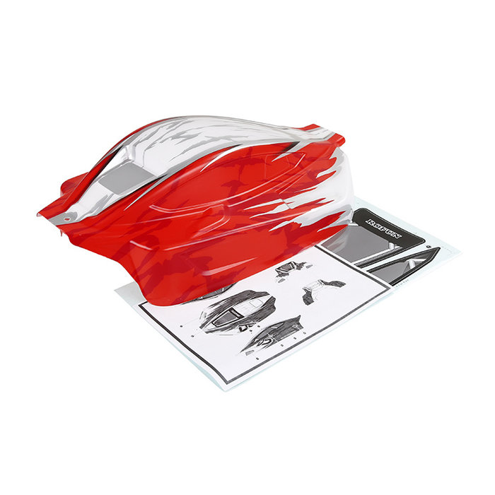 D5 body in silver or red/white including sticker set