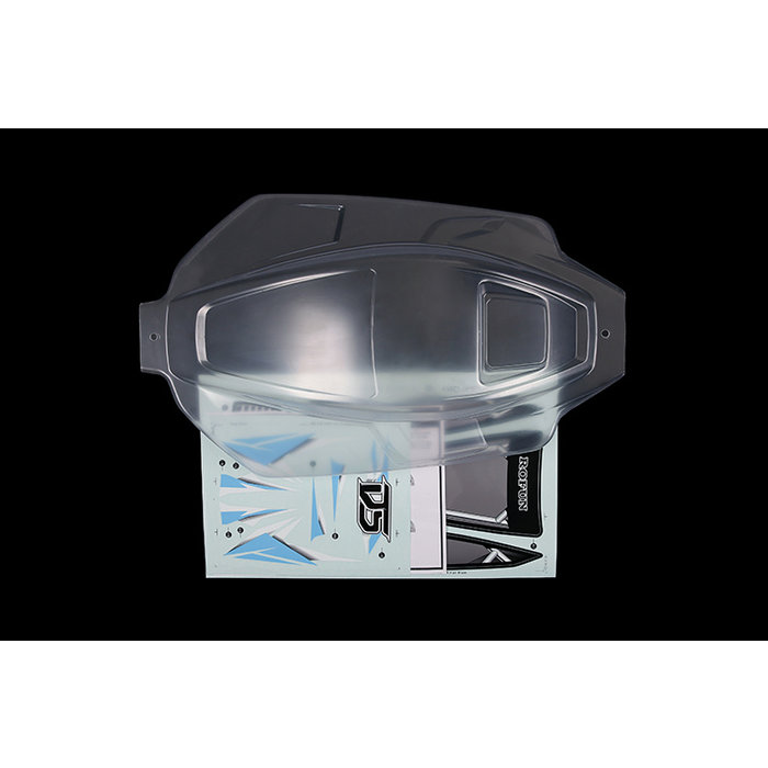 D5 klarer Karo mit Aufklebern