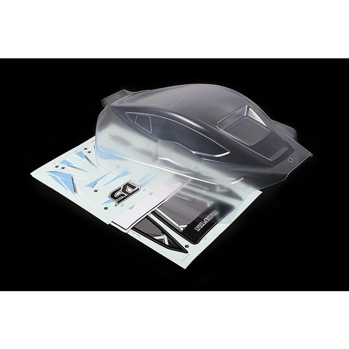 D5 doorzichtige body inclusief stickerset