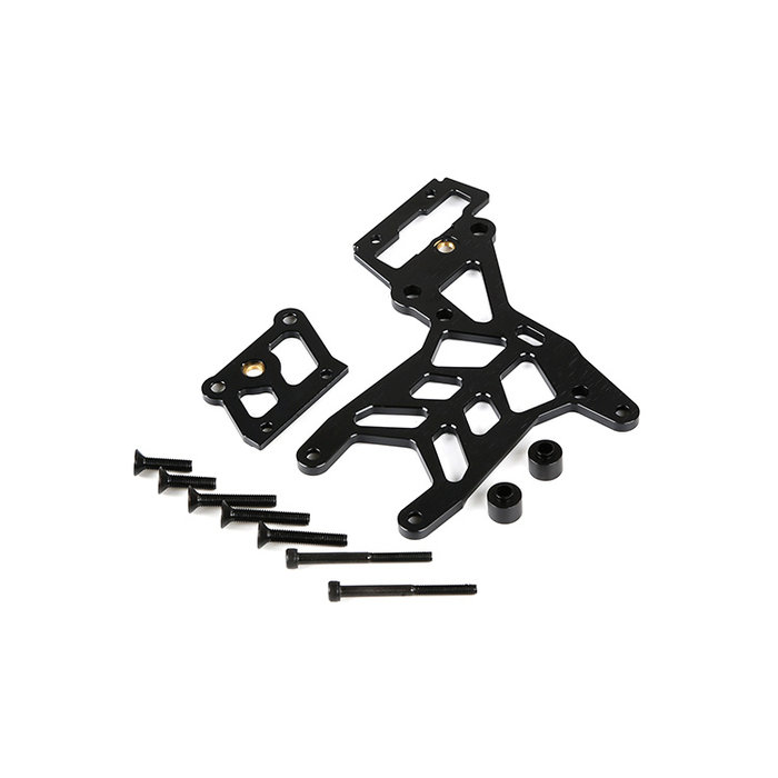RovanSports CNC Black/white rear up thicker connection plate set
