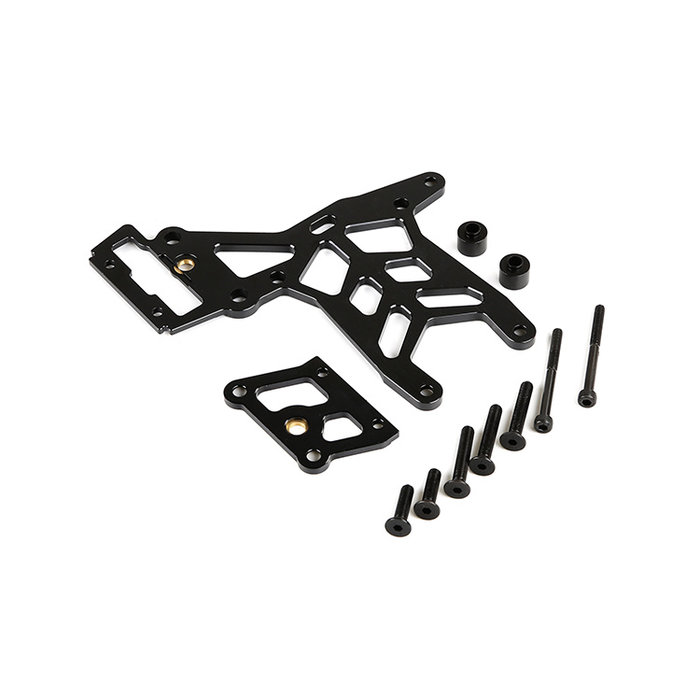 RovanSports CNC Black/white rear up thicker connection plate set
