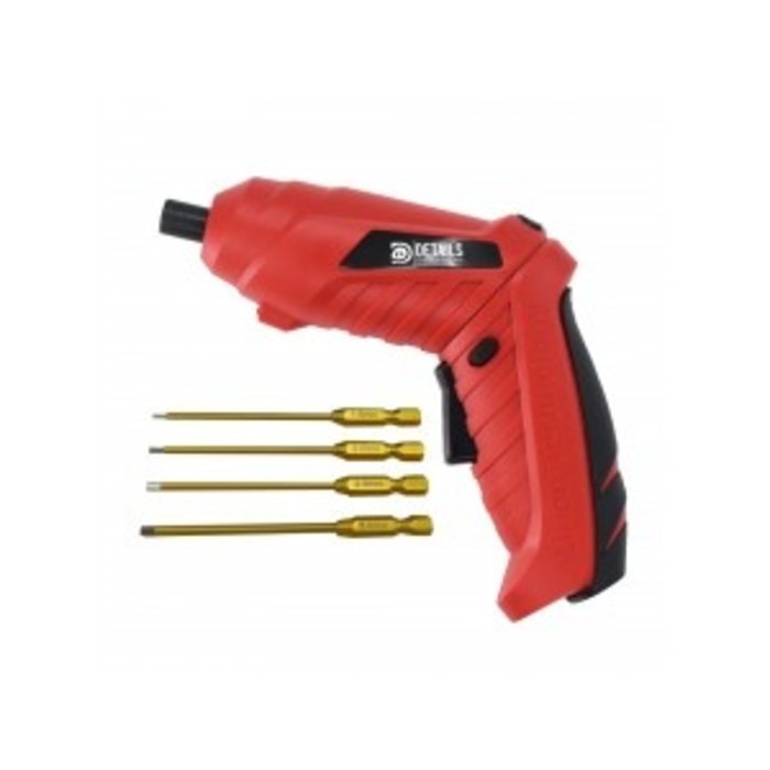 Hobby Detail Power 2 Eletric Mini Screwdriver with Titanium Tips set