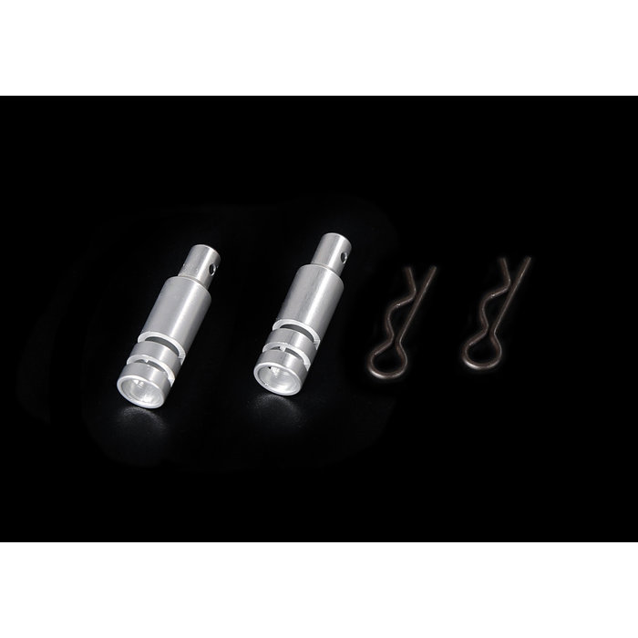 RovanSports CNC 6mm pots for rollcage 5SC/5T  in zilver of rood