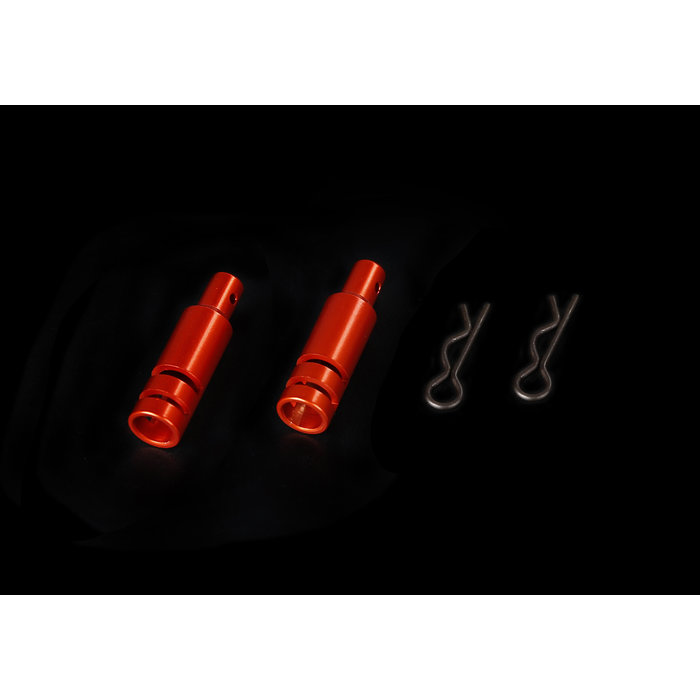 RovanSports CNC 6mm pots for rollcage 5SC/5T n Silver or Red