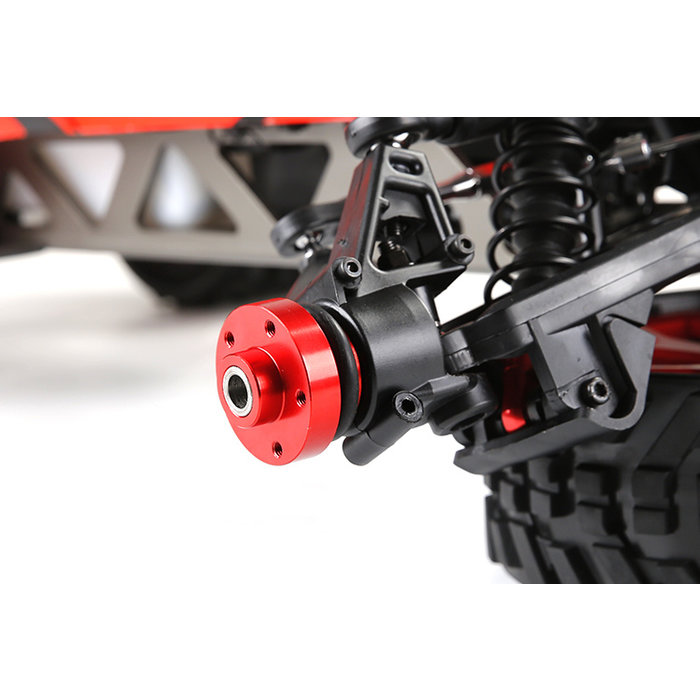 BAHA 5B CNC Alu Metal Wheels New All-Ground Tire Assembly Kit complete set in Silver or Red