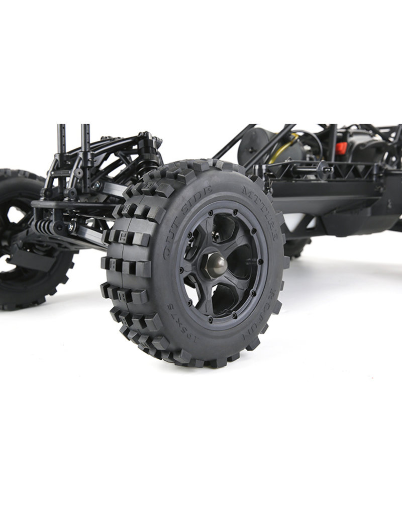 RovanSports  BAHA 5T/5SC/5FT 2nd Generation Wasteland /Knobby Tire Assembly Complete Vehicle (Black border)
