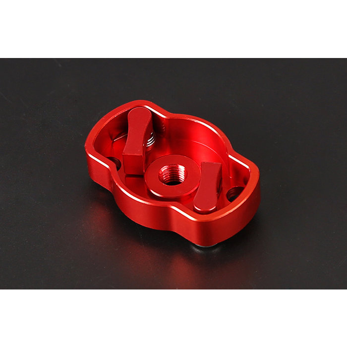 CNC metal easy-to-start hand puller dial (in red or silver)