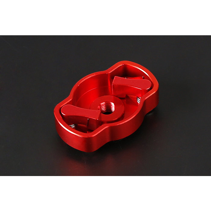CNC metal easy-to-start hand puller dial (in red or silver)