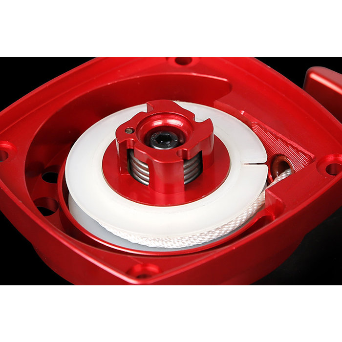 CNC metal easy-start hand puller (in red or silver)