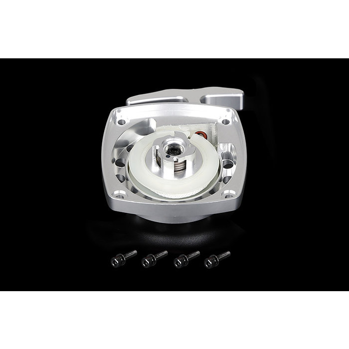 CNC metal easy-start hand puller (in red or silver)