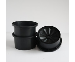 MadMax closed wheel black (4) with steel ring